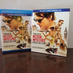 BLU-RAY/DVD Mission: Impossible Rogue Nation w/ outter sleeve